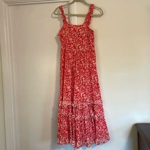 Universal Thread Ruffle Strap Tiered Maxi